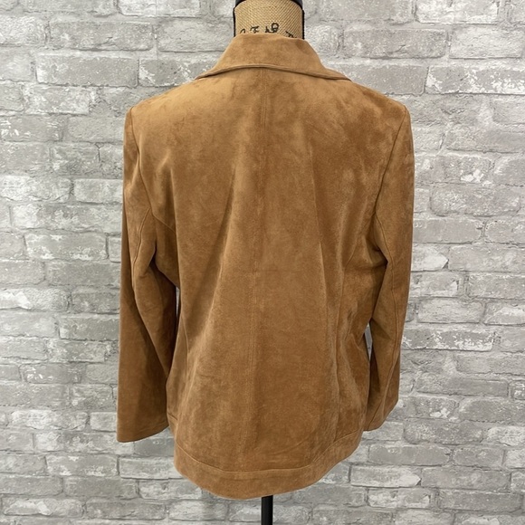 Chico’s Faux-Suede Moto Jacket - Picture 7 of 10